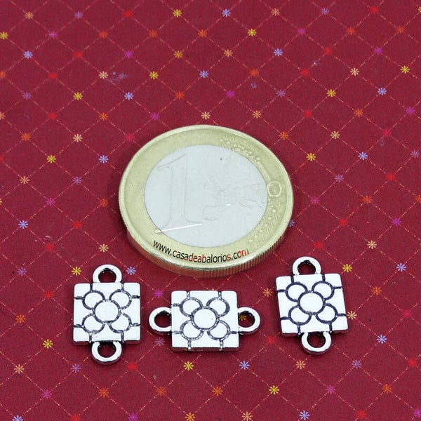 15 Abalorios Para Pulsera 14x9mm T432