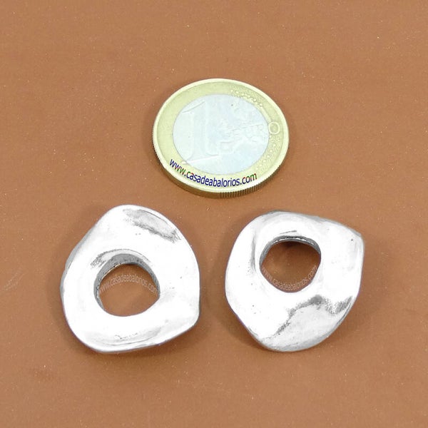 4 Abalorios Para Collar 26mm T577K