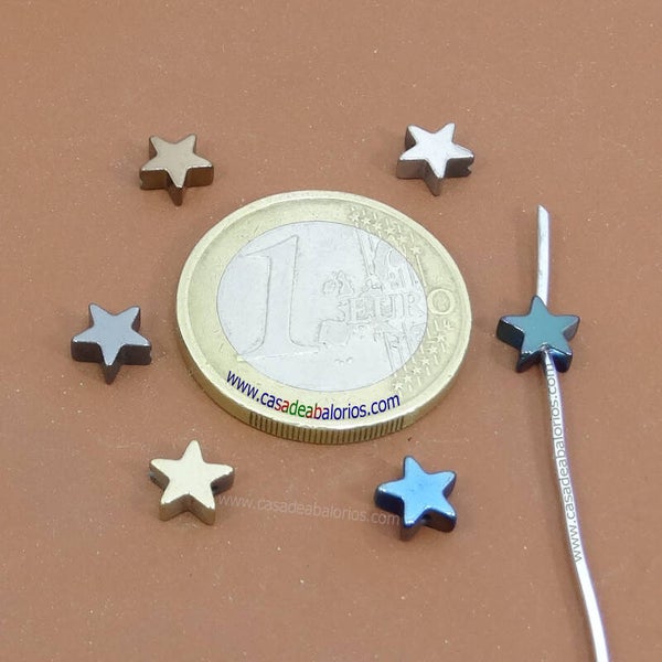 40 Estrellas Colores Variados 6mm T613H