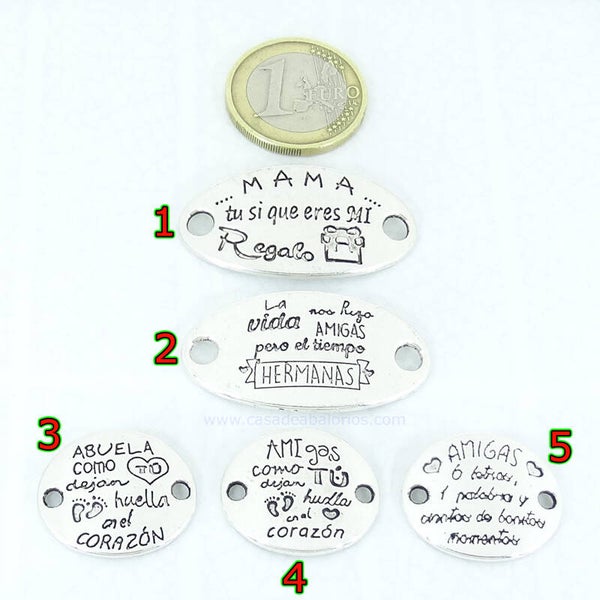 Lote de Chapas Para Pulsera A Elegir