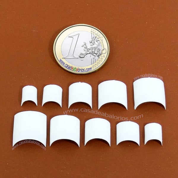 Caja Con 100 Uñas Postizas Para Pies N020