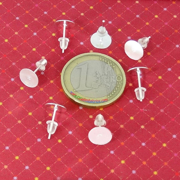 180 Pendientes Base 12x8mm T04