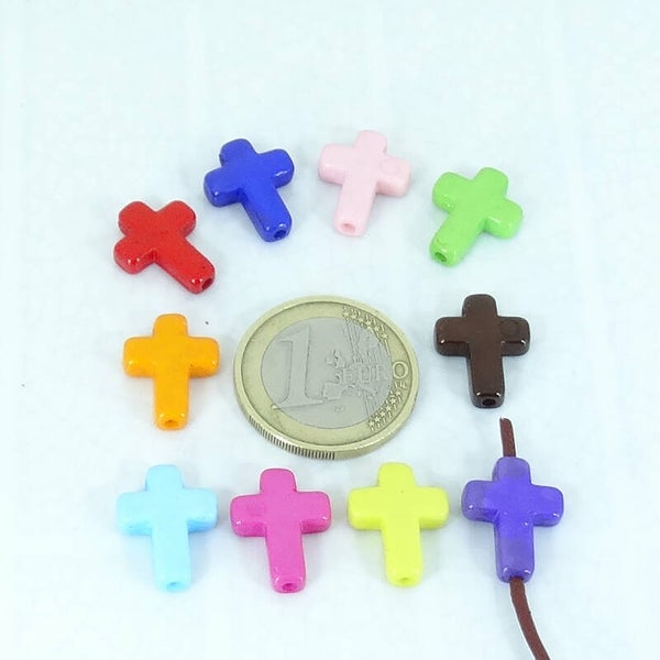 20 Cruces Variadas 15x12mm T511C
