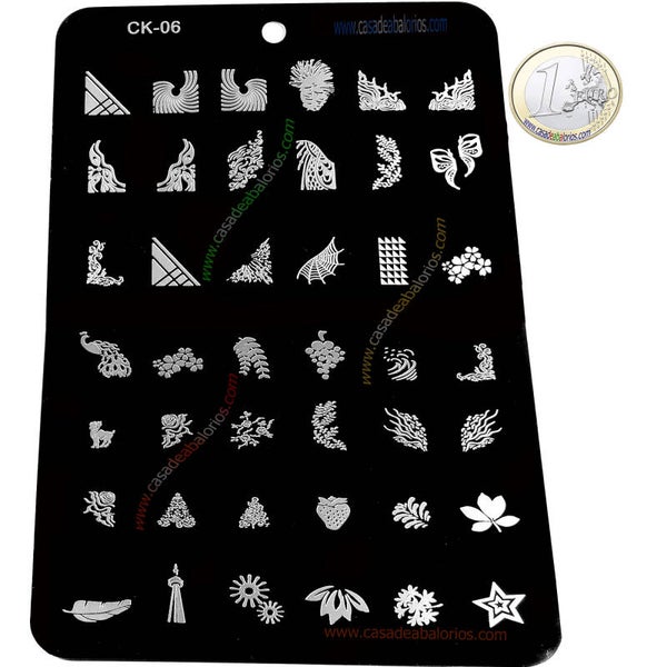 Placa Grande 145x95mm - 42 Diseños CK-06