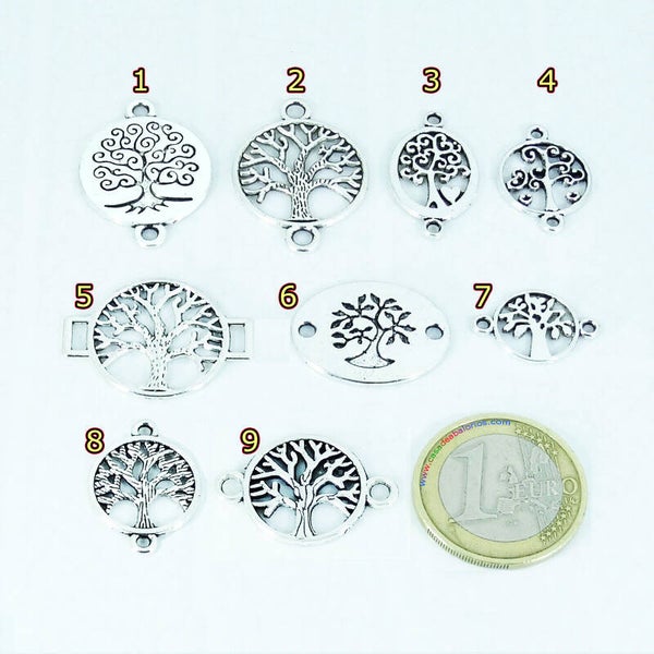 Lote de Abalorios Para Pulsera Arbol