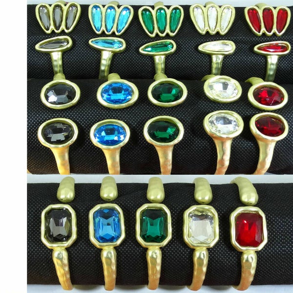 Autentico Zamak Pulsera Dorada Ajustable Z105