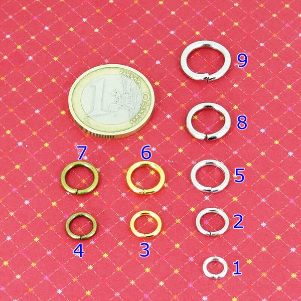 Lote De Anillas Gruesas Abiertas de Salto A Elegir