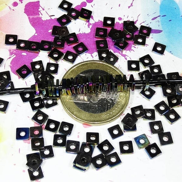 50 Abalorios Cristales 4x1mm T181C
