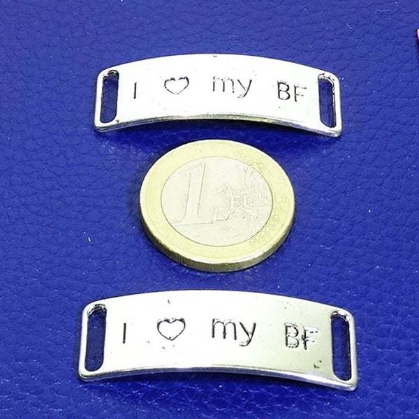 4 Chapas Para Pulsera 39x13mm T138