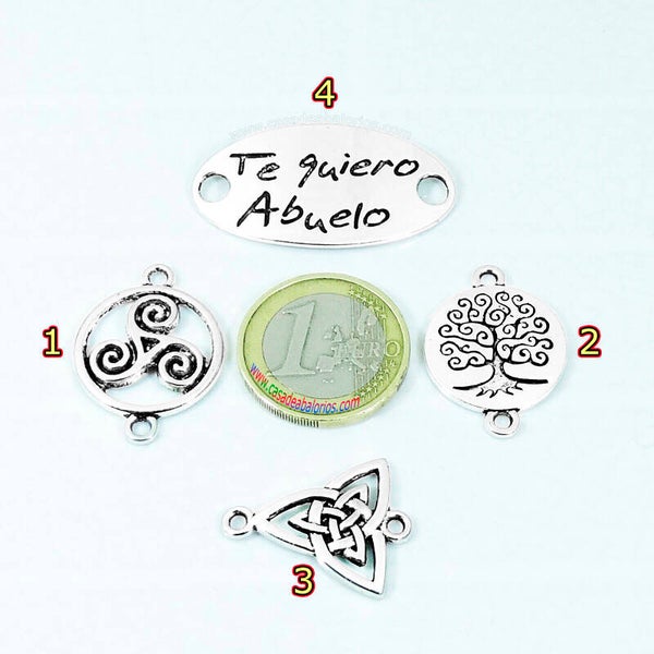 Lote Chapas Para Pulsera Abuelo T504 - T505X - T506X