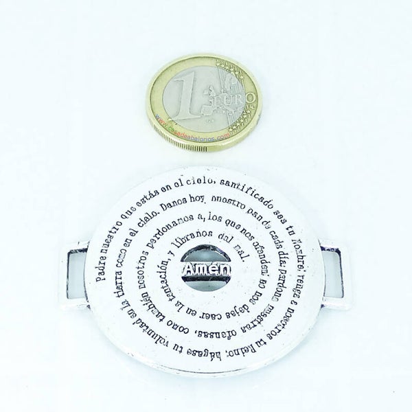 1 Chapa Para Pulsera Padre Nuestro T367C
