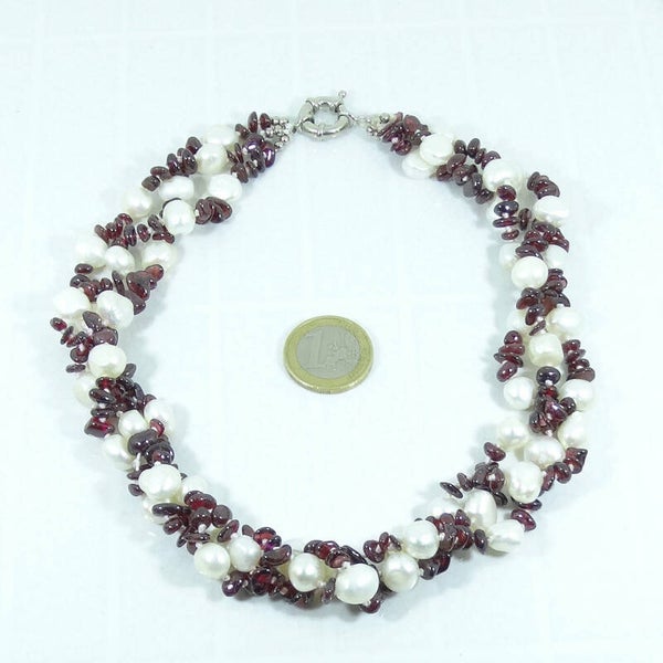 Collar Perlas de Río (Cultivadas) 48 cm P004