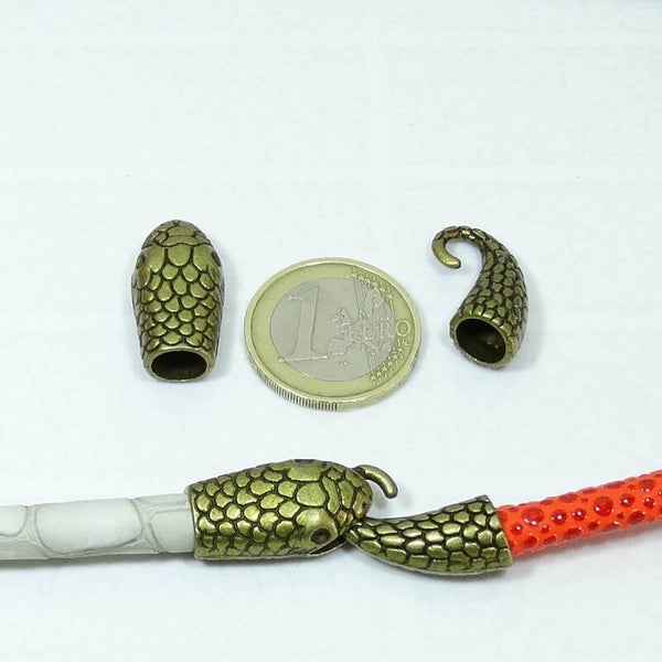 2 Cierres Para Cordón 42x12mm T400A