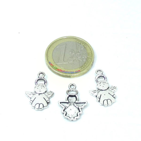 25 Colgantes Angelitos 19x13mm T18A