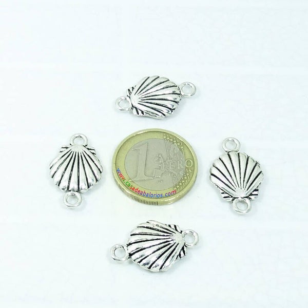 5 Conchas Para Pulsera 24x15mm T314X