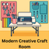 Modern Creative Craft Room