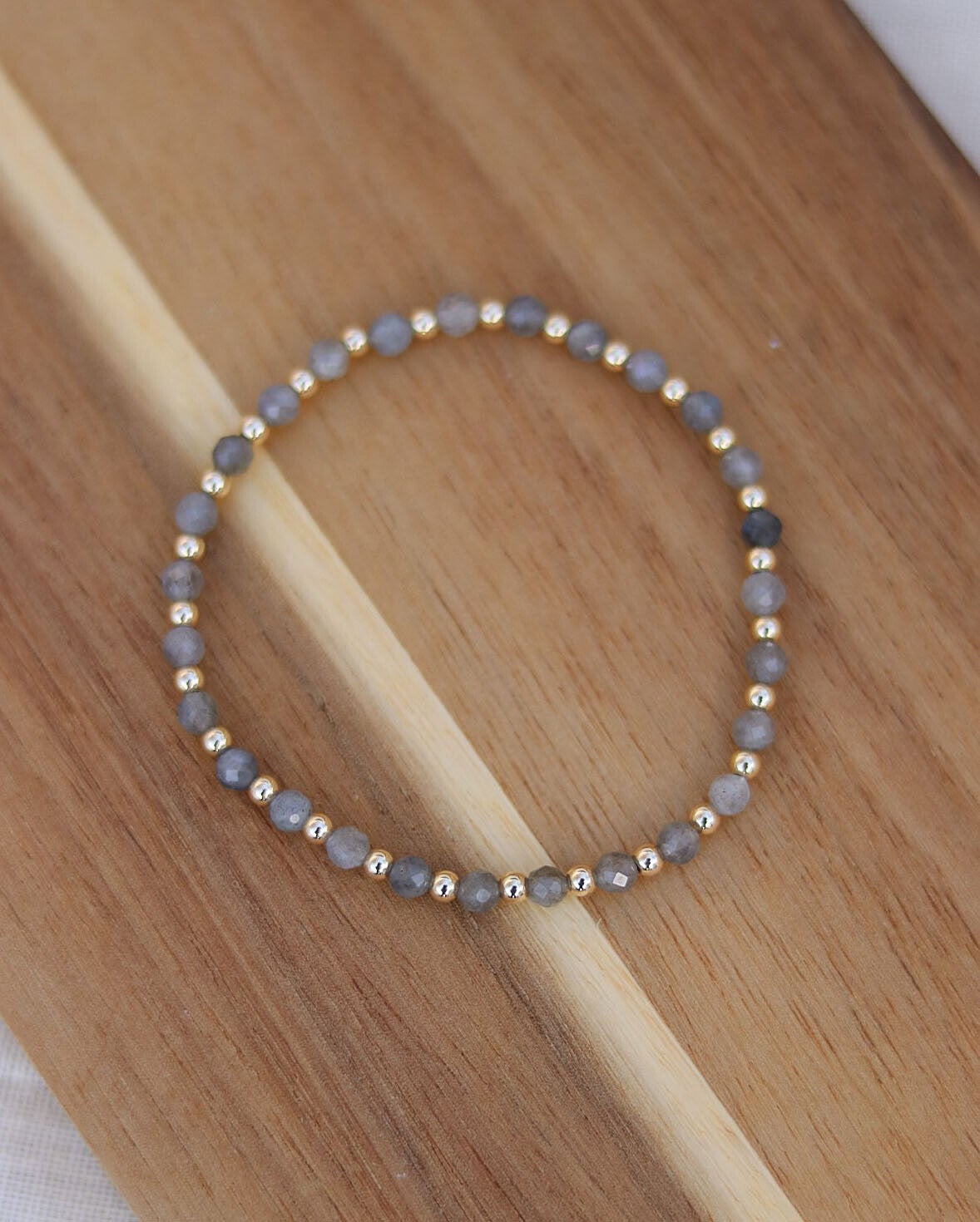 Labradorite Joy Gold Bracelet