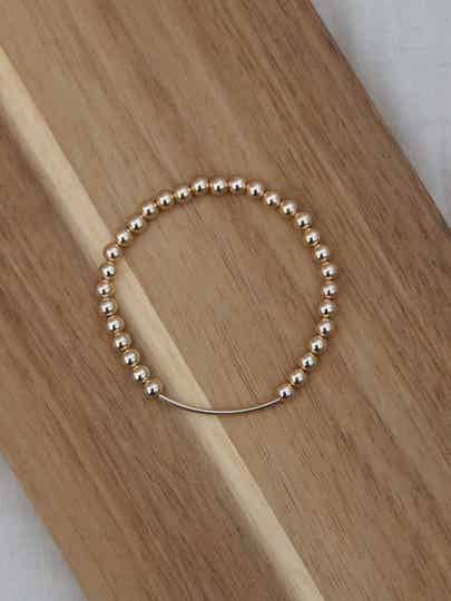 14k Gold Filled Tube Bracelet