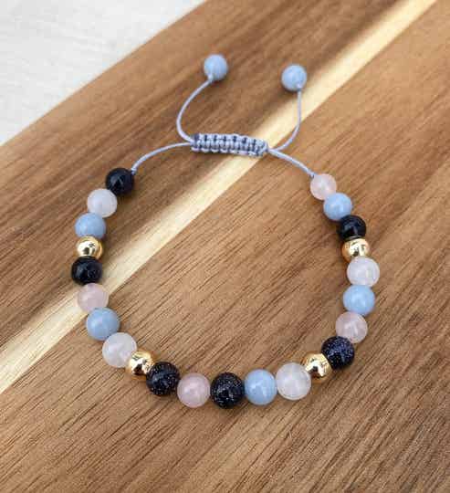 Midnight Blue Gold Bracelet