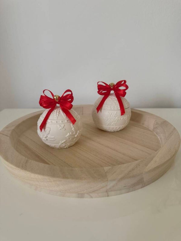 CANDELA BOTANICA PALLINA DI NATALE