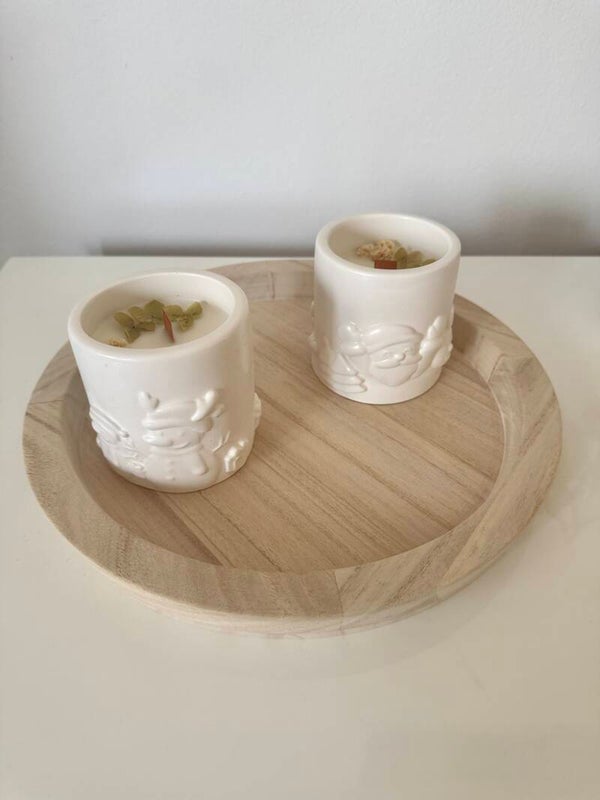 CANDELA BOTANICA VASETTO NATALIZIO