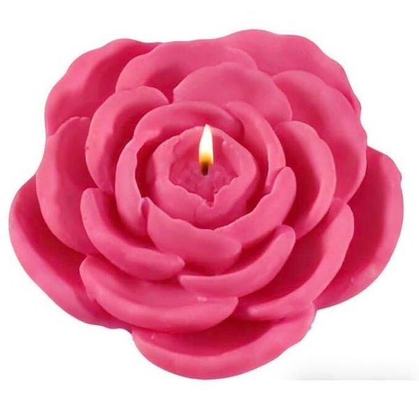 CANDELA FIORE DI LOTO PIATTO