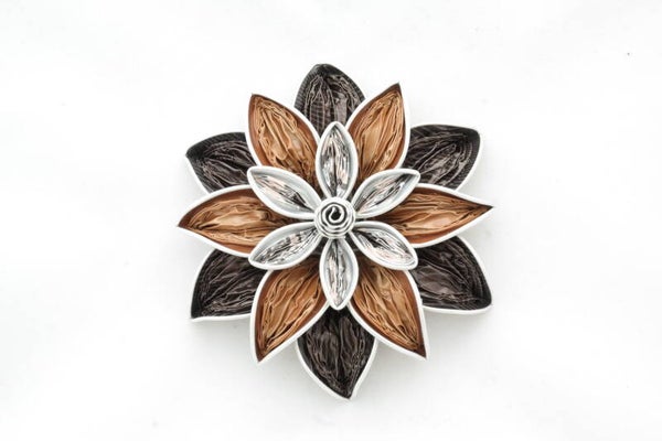 6 sterbloem bruin new