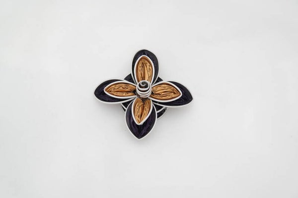 broche goud-zwart