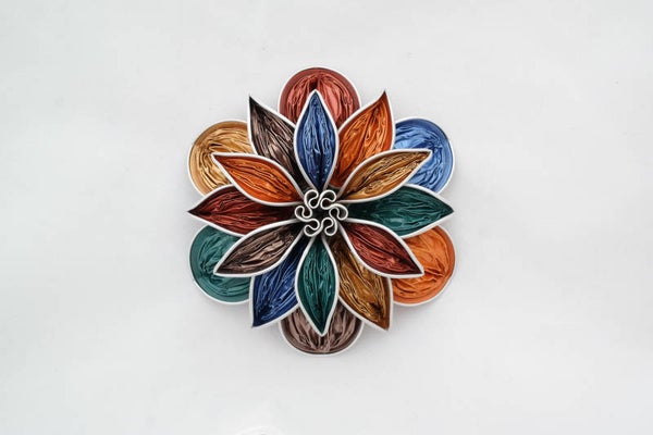 6 sterbloem kleurenbom