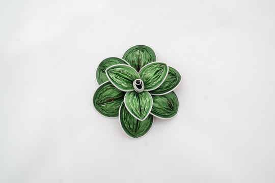 broche groen