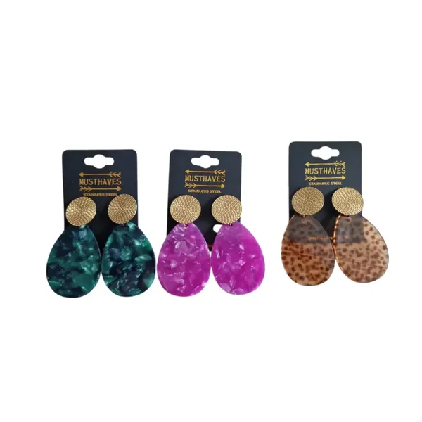 Oorbellen Druppel – Goud – Verkrijgbaar in meerdere kleuren