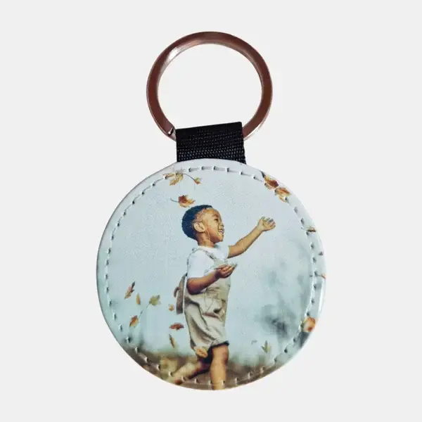 Gepersonaliseerde sleutelhanger met eigen foto – uniek fotocadeau voor een blijvende herinnering.