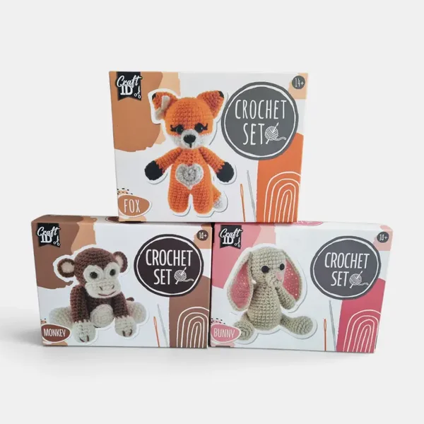 Haakpakket Dier | Creatief Cadeau voor Kinderen | 3 Varianten