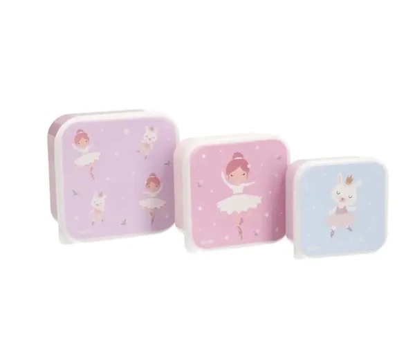 Lunchboxen set ballerina