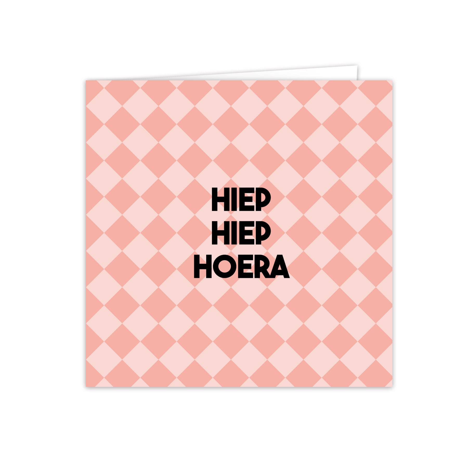 Kaart “Hiep Hiep Hoera” – Simpel en feestelijk