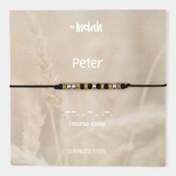 Peter armband morse code