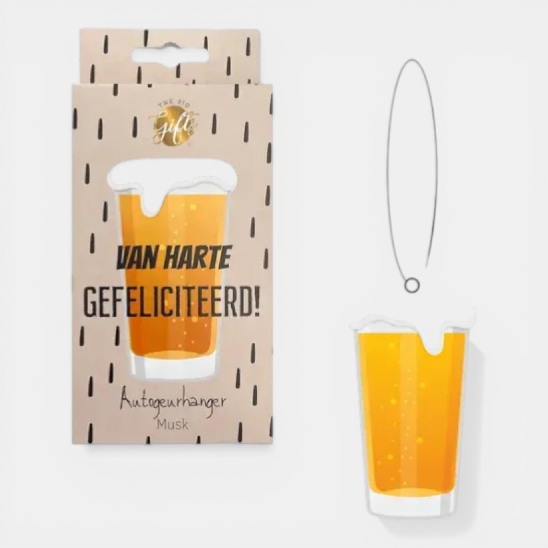 Autogeurhanger "bier"