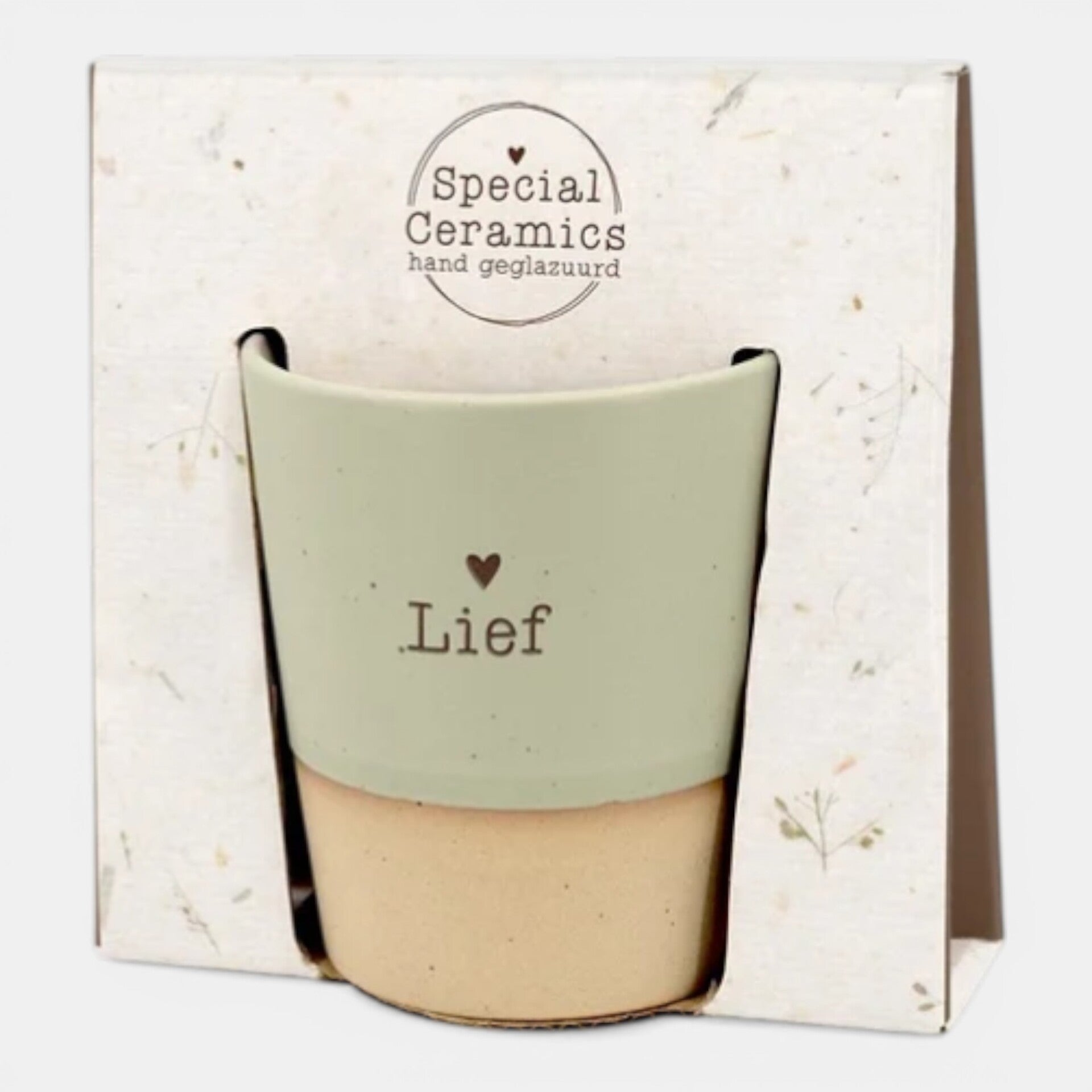 Beker "Lief" – eenvoudig, stijlvol én liefdevol