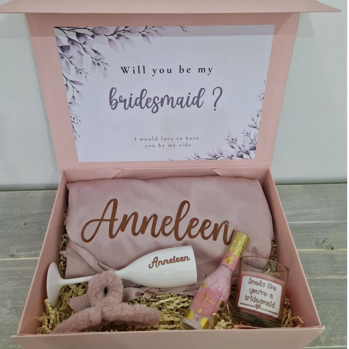 Geschenkbox bruidsmeisje vragen