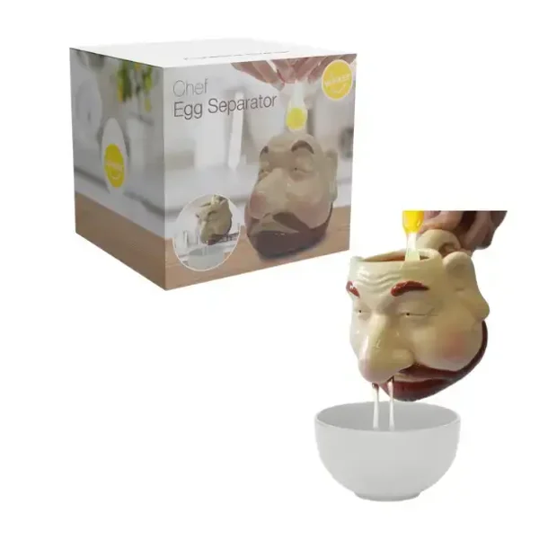 Ei-scheider – vrolijk kitchen gadget met knipoog