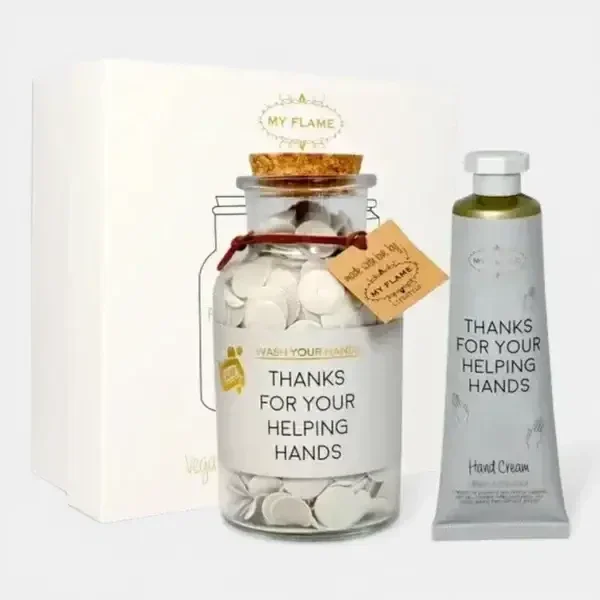 Giftbox bedankje handzeep handcrème