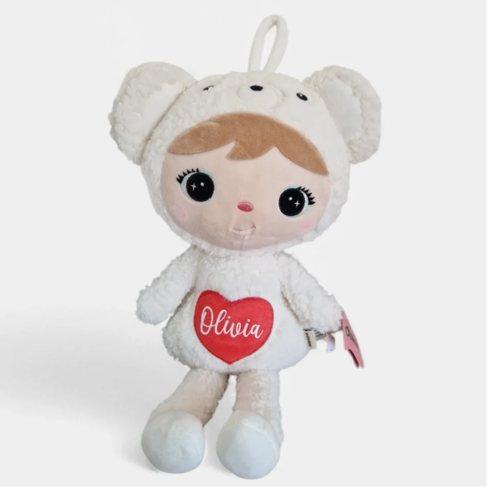 Metoo Ijsbeer Knuffel met Naam, gepersonaliseerd