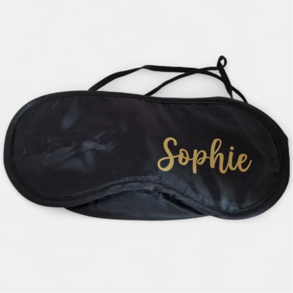 Gepersonaliseerd slaapmasker met naam