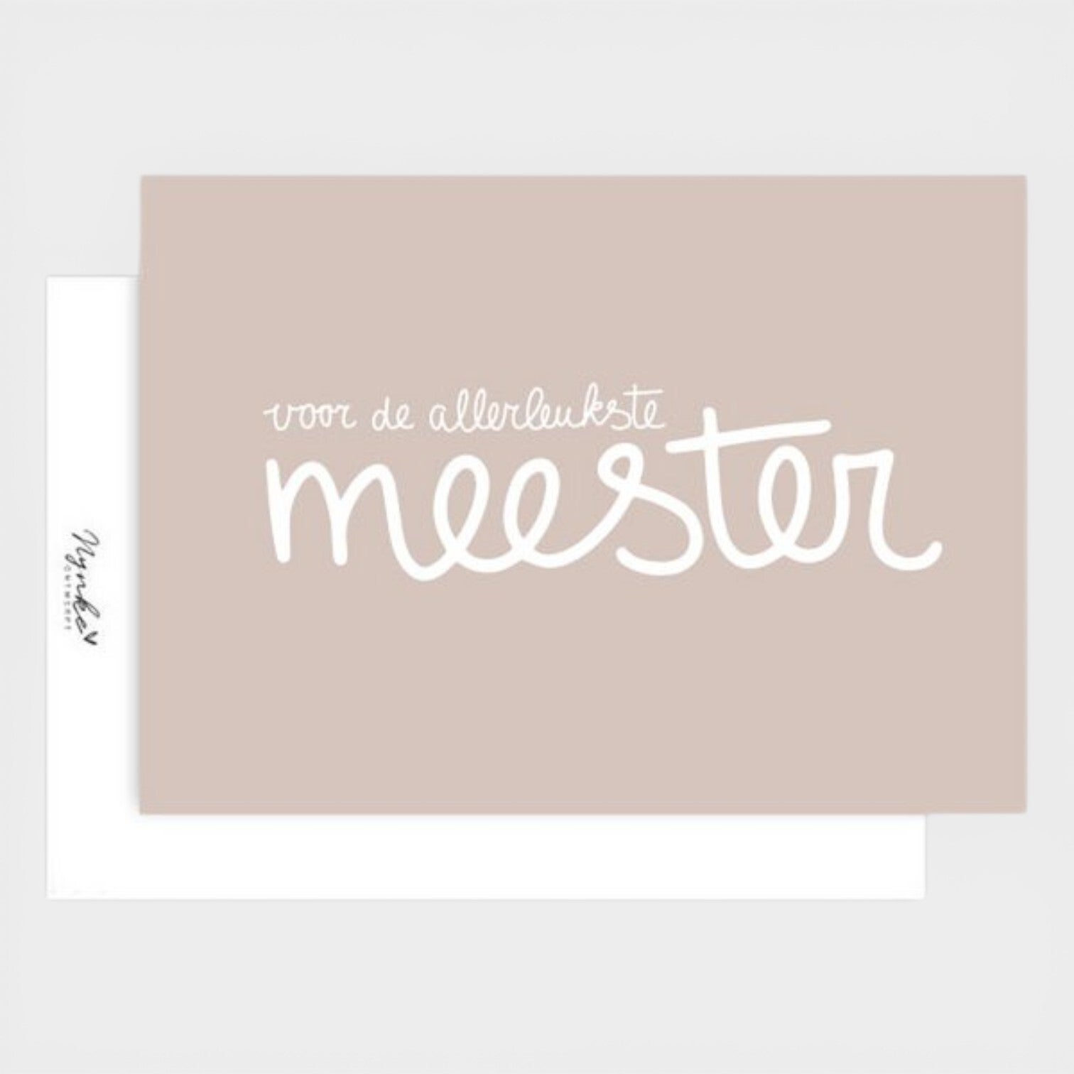 Kaart juf of meester