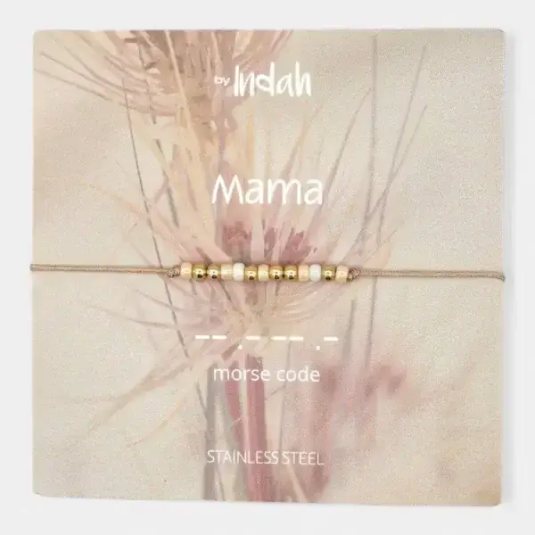 Mama armband morse code