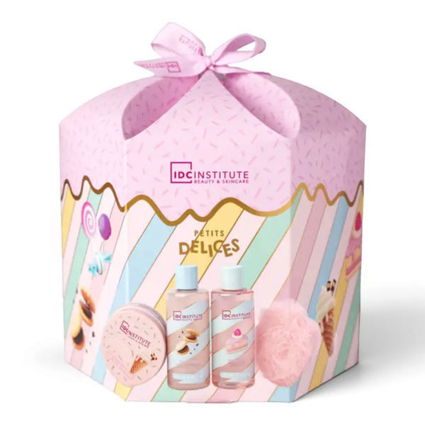 Badset met bodylotion, bodyscrub en badcrème