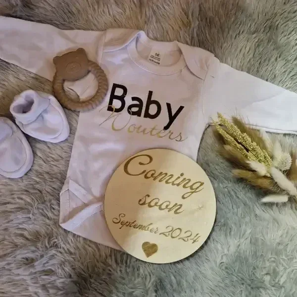 Zwangerschapsaankondiging Romper – bekendmaking zwangerschap