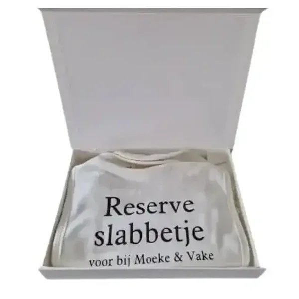 Zwangerschapsaankondiging slabbetje