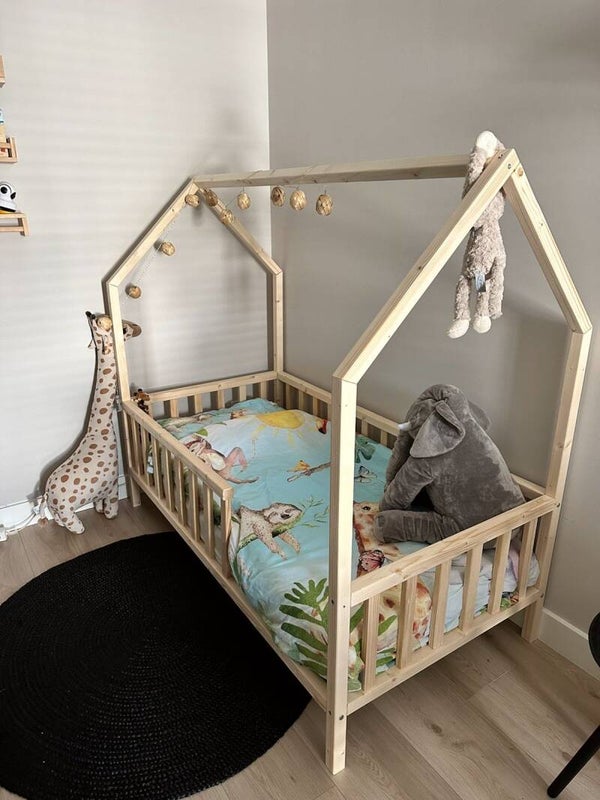 LEOLTE Kinderbed, huisbed, huisjesbed 200x90 cm
