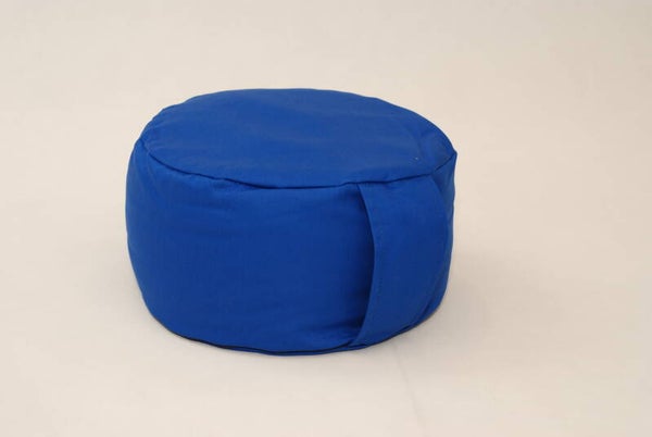 LEOLTE Rond Meditatiekussen Zafu yoga 30cm x 15cm Royal blue